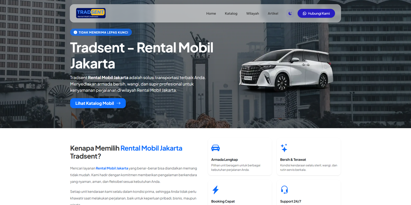 Tradsent Rental Mobil Laravel